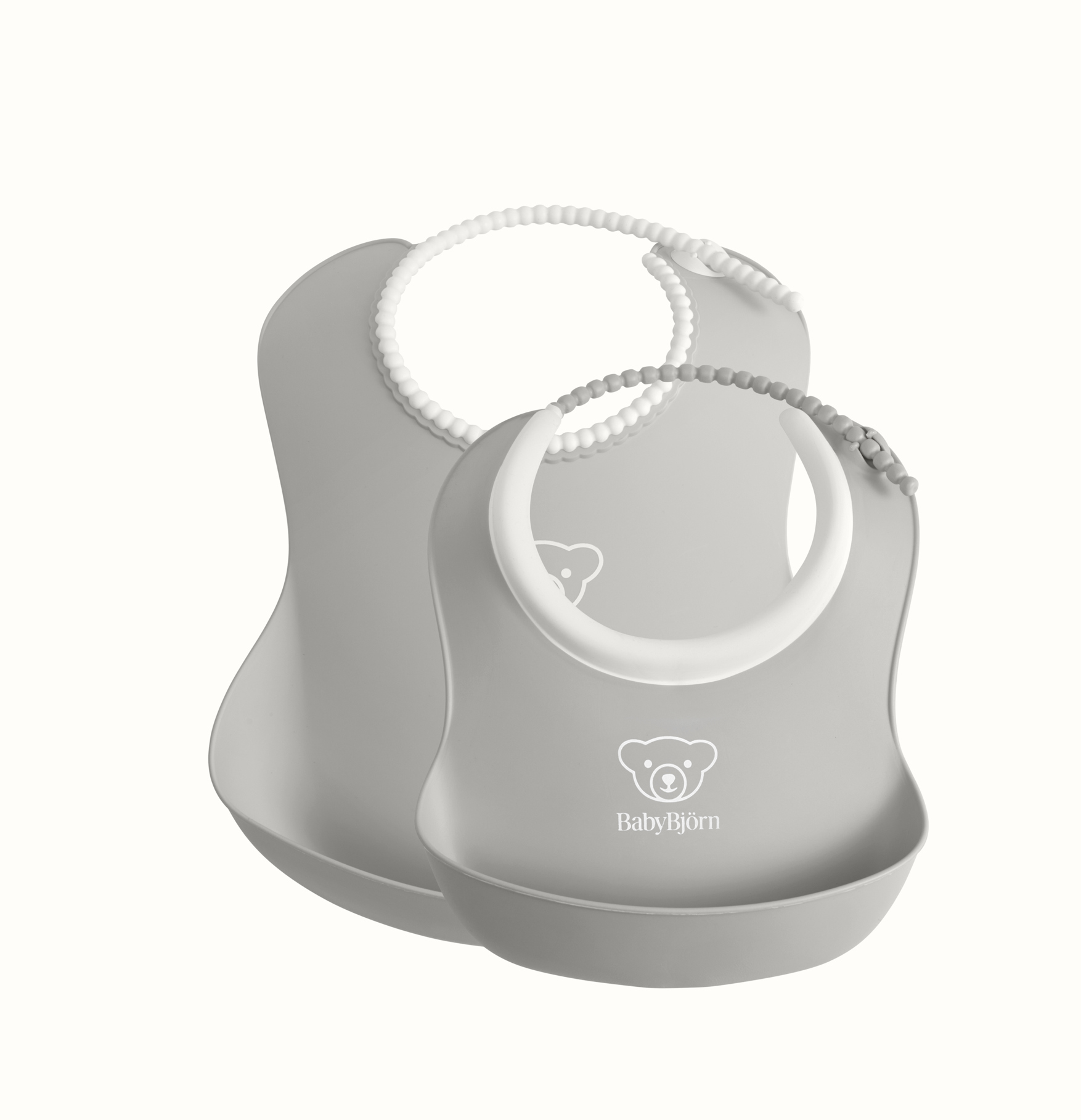 BabyBjörn Haklappsset Grå 2-pack