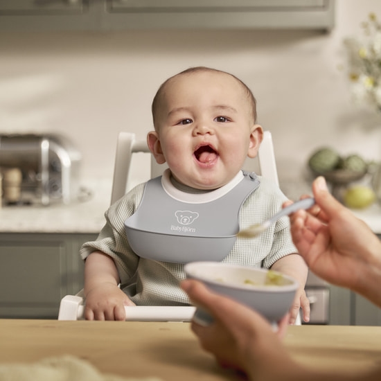 BabyBjörn Haklappsset Grå 2-pack