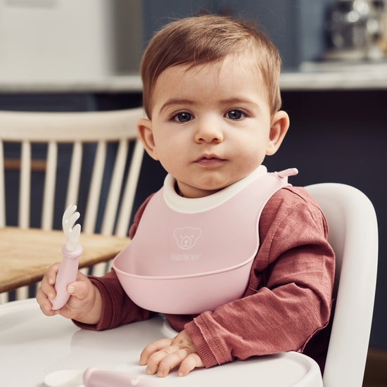 BabyBjörn Haklappsset Blekrosa 2-pack
