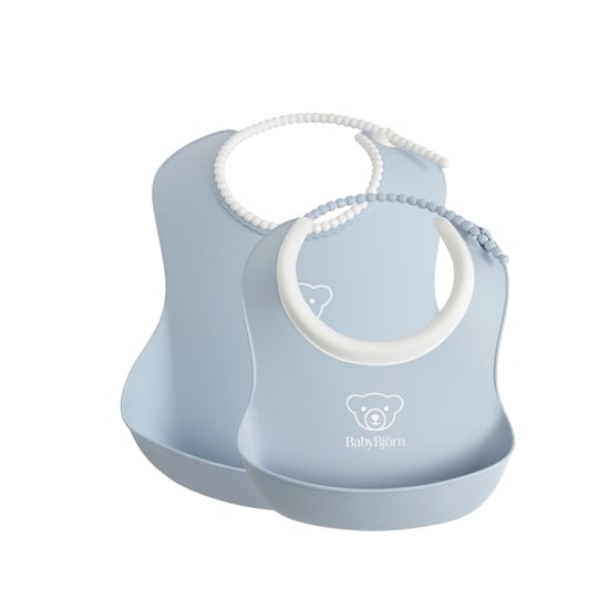 BabyBjörn Haklappsset Blekblå 2-pack
