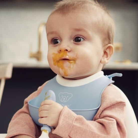 BabyBjörn Liten Haklapp Grön/Blå 2-pack 