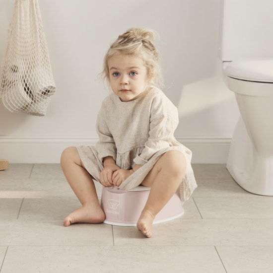 BabyBjörn Smart Potta Puderrosa/Vit