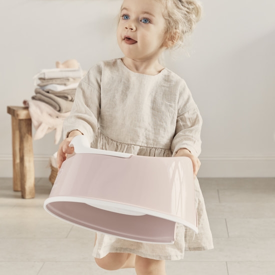 BabyBjörn Smart Potta Puderrosa/Vit