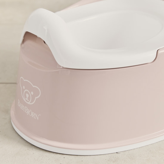 BabyBjörn Smart Potta Puderrosa/Vit