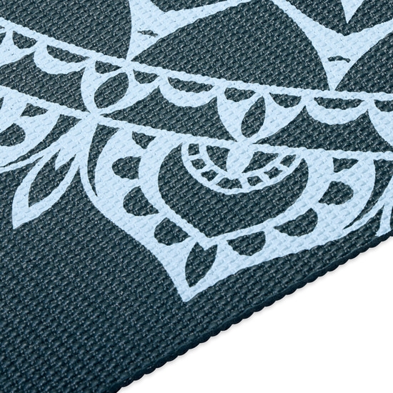 Gaiam Blue Aura Dove Marrakesh Yoga Mat Printed 5 mm