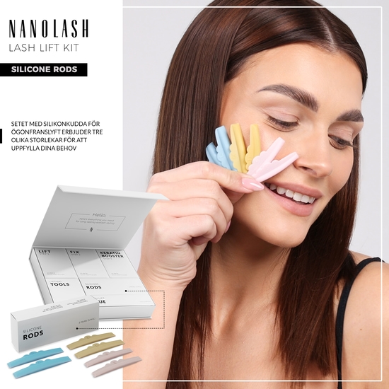 Nanolash Silicone Rods 6 st