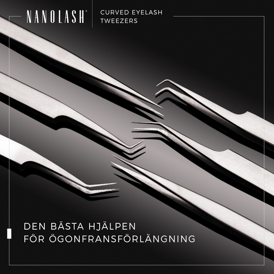 Nanolash Eyelash Tweezer Curved