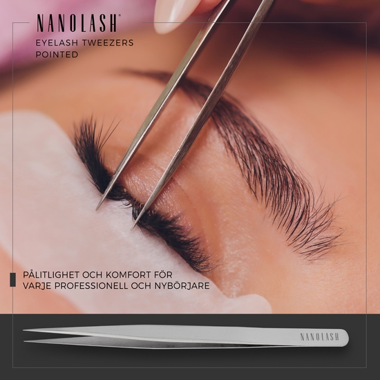 Nanolash Eyelash Tweezer Pointed