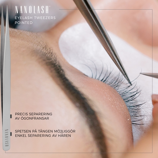 Nanolash Eyelash Tweezer Pointed