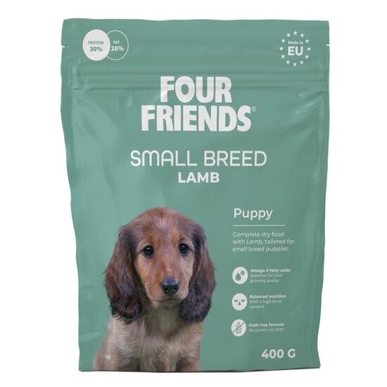 FourFriends Dog Small Breed Puppy Lamb 400 g