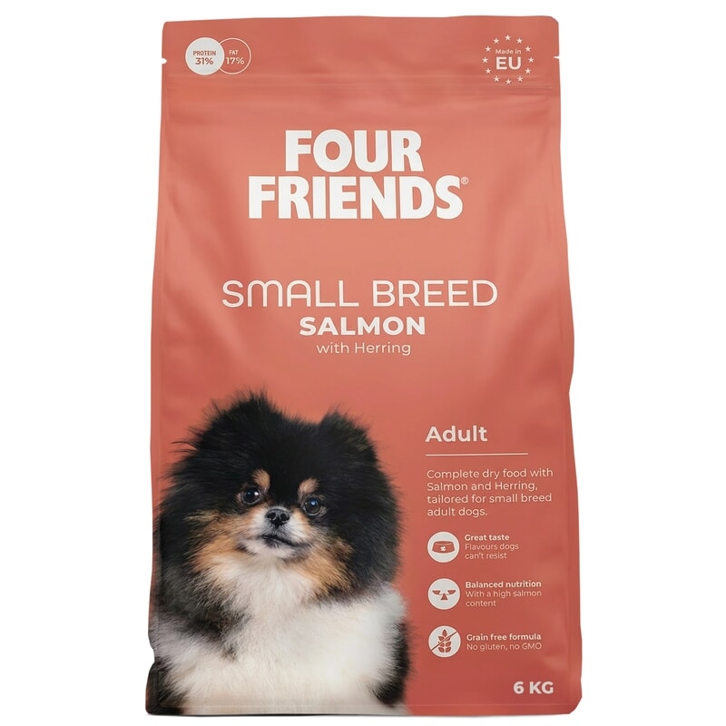 FourFriends Dog Small Breed Salmon 6 kg