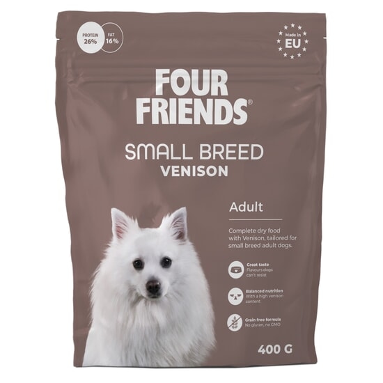 FourFriends Dog Small Breed Venison 400 g