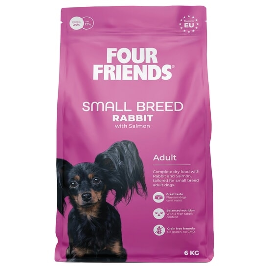 FourFriends Dog Small Breed Rabbit 6 kg