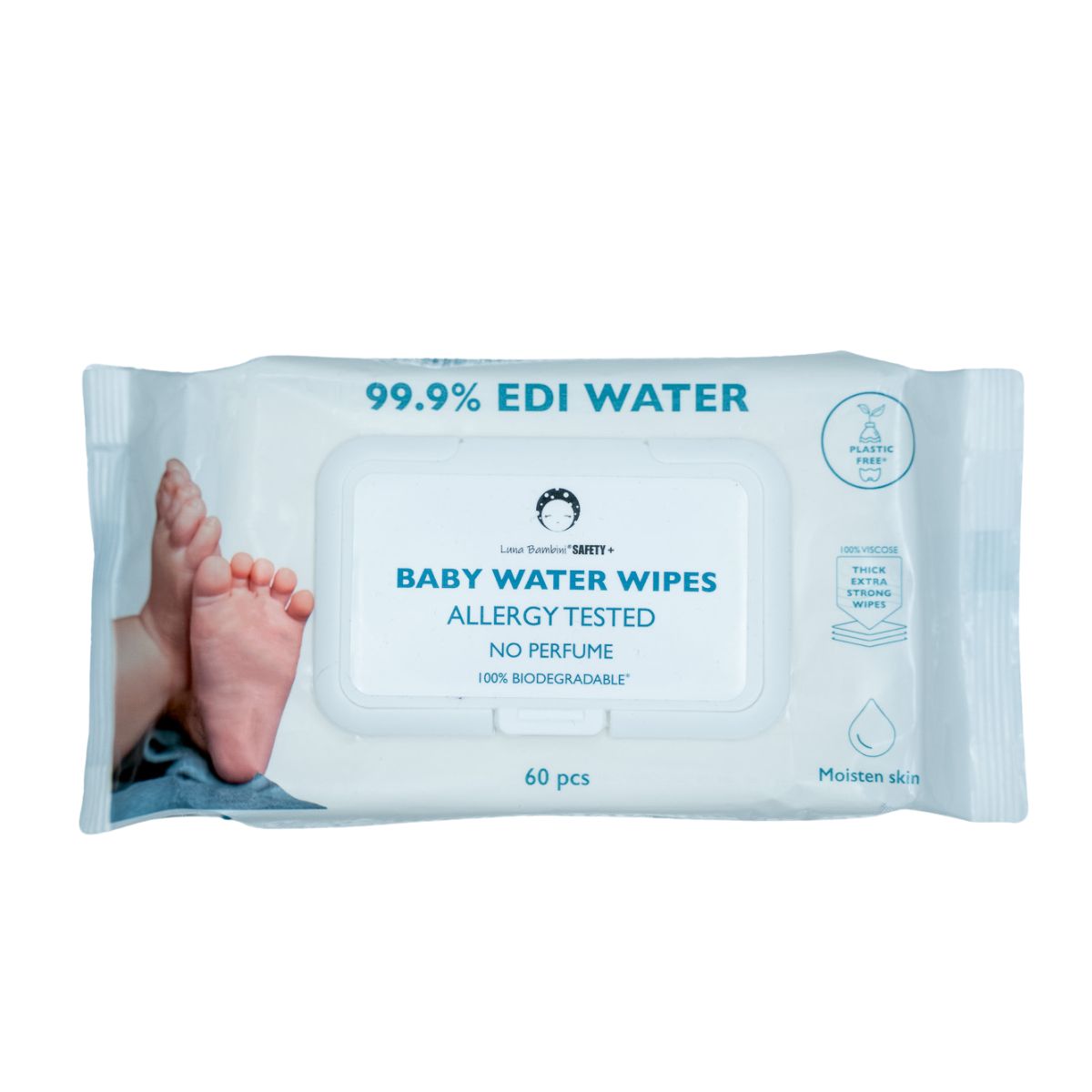 Luna Bambini Aqua Waterwipes 1-pack (60 st)