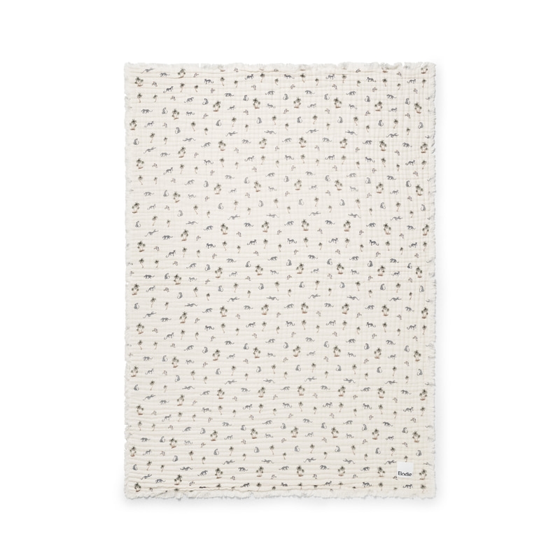 Elodie Soft Cotton Blanket Garden Leo's Resort