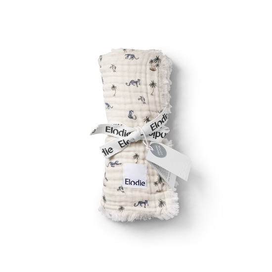 Elodie Soft Cotton Blanket Garden Leo's Resort