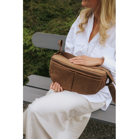 Elodie Organizer Half Moon Caramel Brown