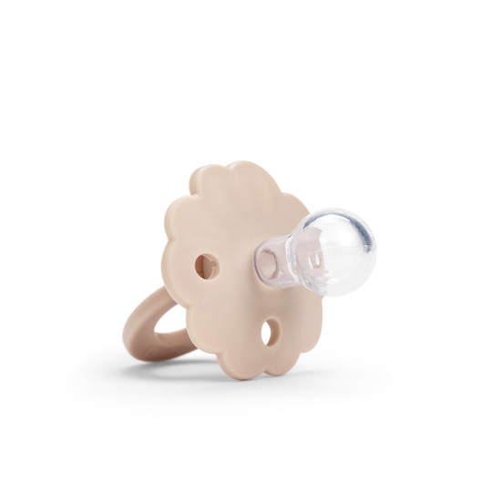Elodie Binky Bloom Silicone 3m+ Powder Pink