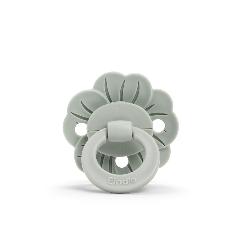 Elodie Binky Bloom Silicone 3m+ Mineral Green
