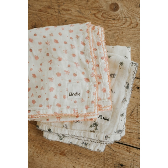 Elodie Bamboo Muslin filt Petit River Rose