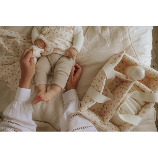 Elodie Bamboo Muslin filt Petit River Rose