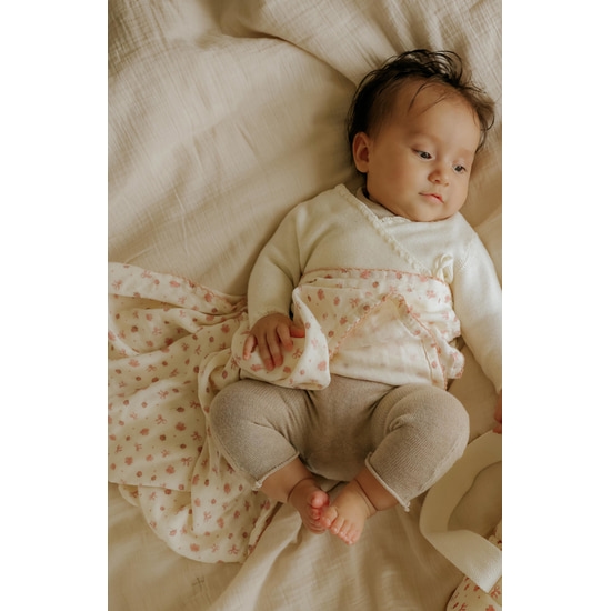Elodie Bamboo Muslin filt Petit River Rose