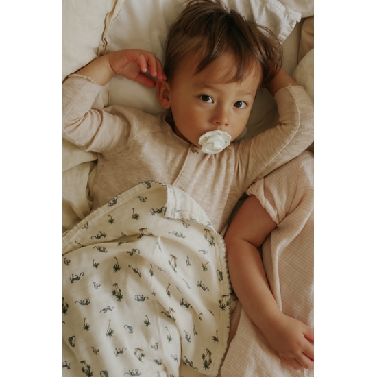 Elodie Bamboo Muslin filt Garden Leo's Resort