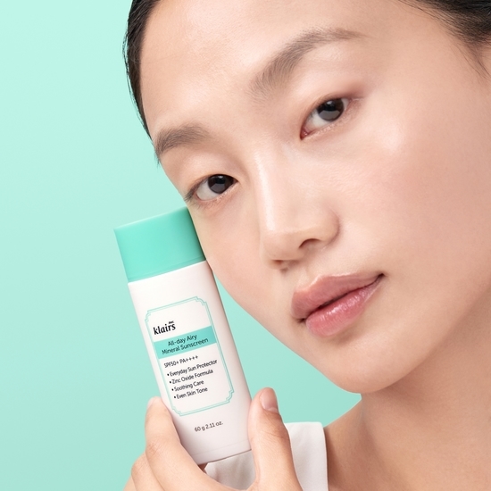 Klairs All-day Airy Mineral Sunscreen SPF50+ PA++++ 60 g