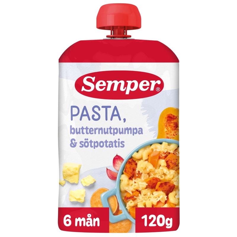 Semper Pasta, Sötpotatis och Pumpa 120 g