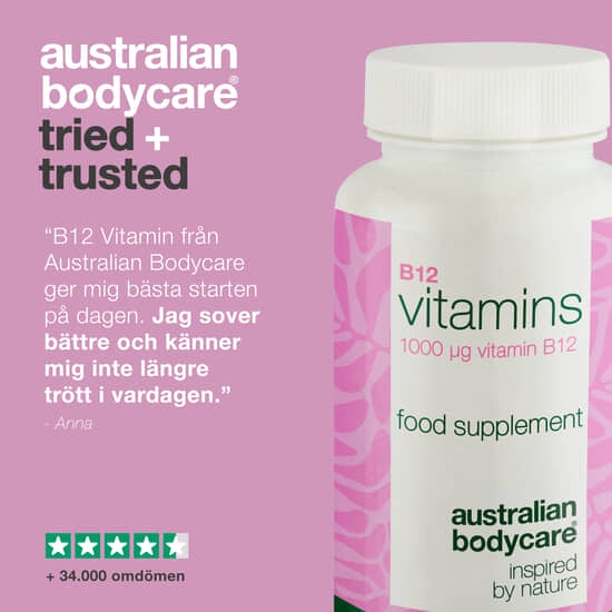 Australian Bodycare B12 Vitamins 60 kapslar