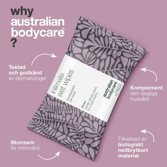 Australian Bodycare Intim Wet Wipes 24 st