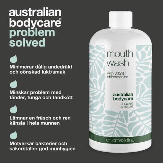 Australian Bodycare Mouth Wash with Chlorhexidine 500 ml