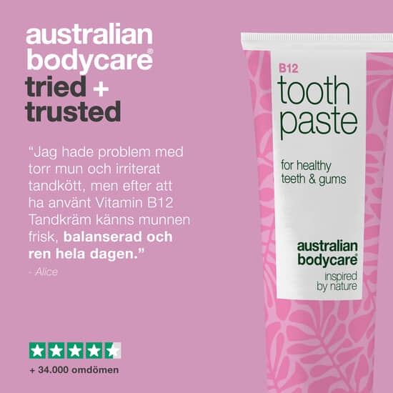 Australian Bodycare B12 Toothpaste Fresh Mint 75 ml
