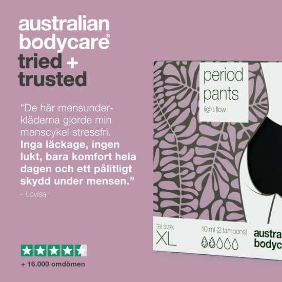 Australian Bodycare Period Pants Midi Light Flow XL