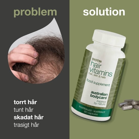 Australian Bodycare Biotin Hair Vitamins 60 kapslar