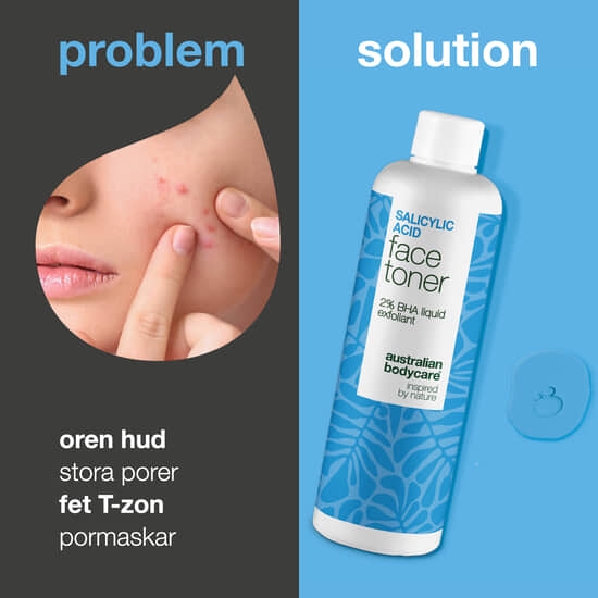 Australian Bodycare Salicylic Acid Face Toner 2% BHA exfoliant 150 ml