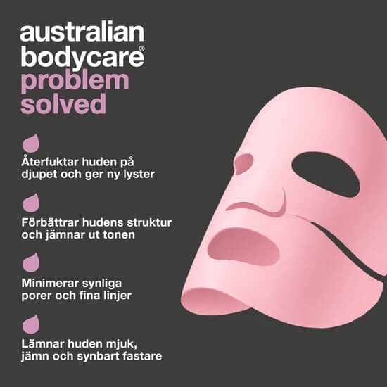 Australian Bodycare B12 + Collagen Deep Pink Mask 4 st