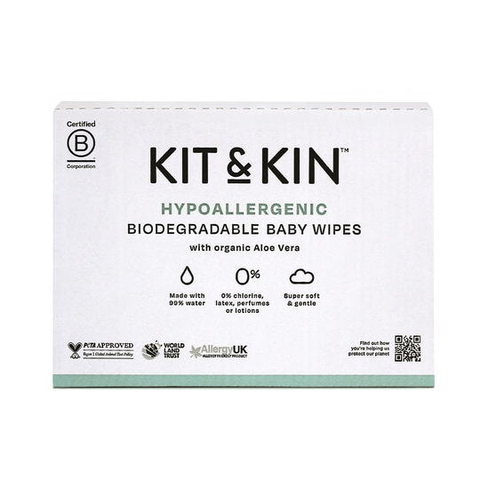 Kit & Kin Baby Wipes 10x60 st