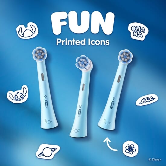 Oral-B iO Kids 6+ Disney Stitch Tandborsthuvuden Refill 2 st