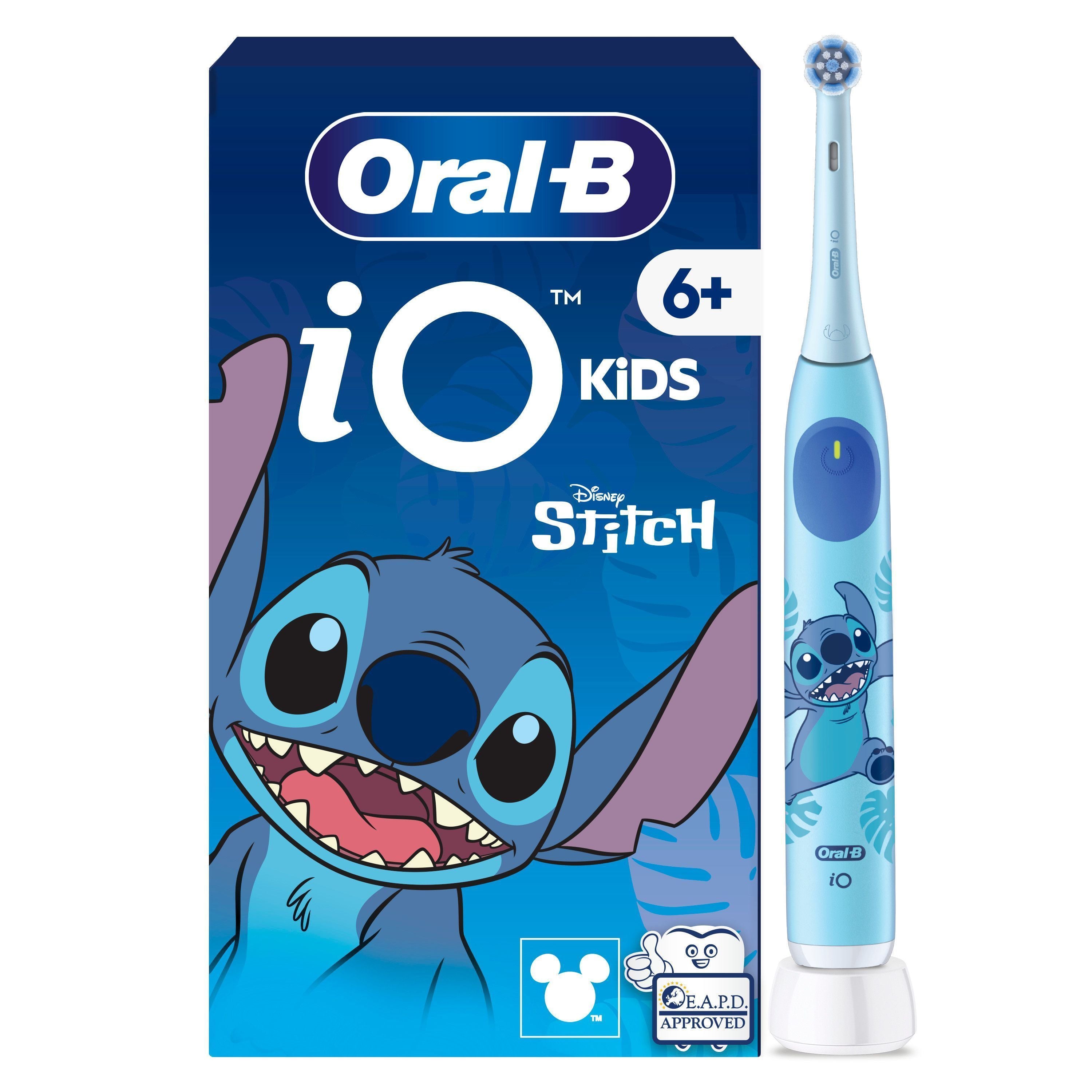 Oral-B iO Kids 6+ Disney Stitch Eltandborste med Musiktimer