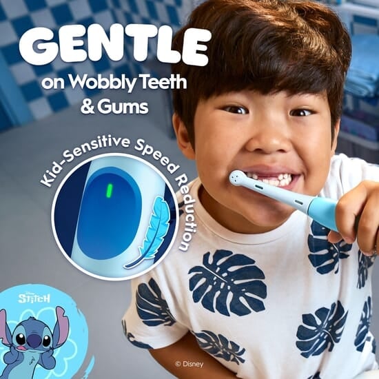 Oral-B iO Kids 6+ Disney Stitch Eltandborste med Musiktimer