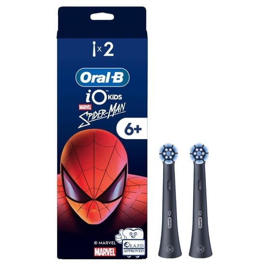 Oral-B iO Kids 6+ Marvel Spider-Man Tandborsthuvuden Refill 2 st