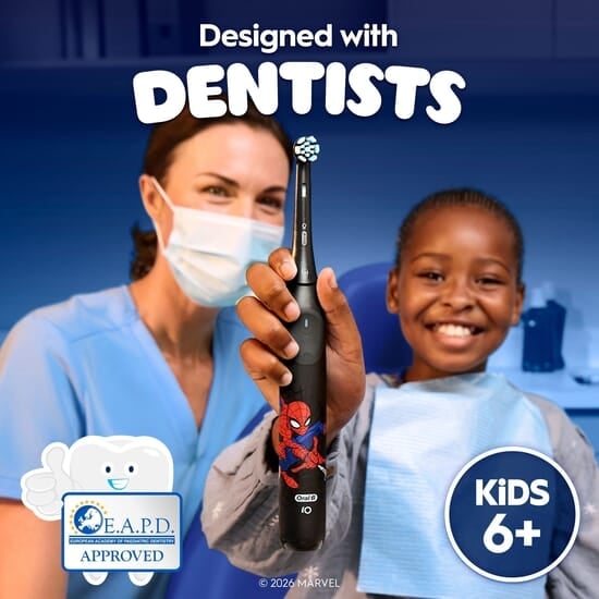 Oral-B iO Kids 6+ Marvel Spider-Man Tandborsthuvuden Refill 2 st