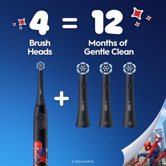 Oral-B iO Kids 6+ Marvel Spider-Man Tandborsthuvuden Refill 2 st