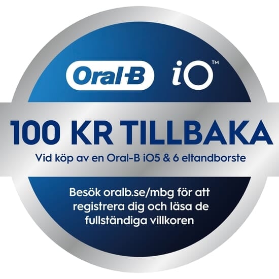 Oral-B iO 5 Eltandborste Rosa med Resefodral och Borthuvudshållare