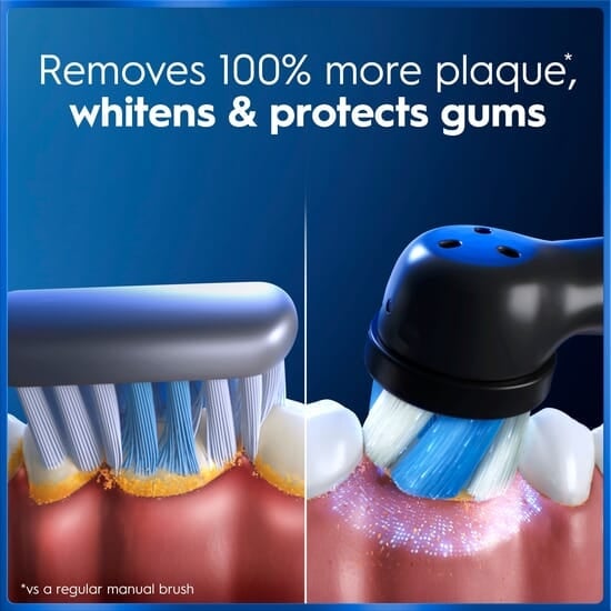 Oral-B iO 5 Eltandborste Rosa med Resefodral och Borthuvudshållare