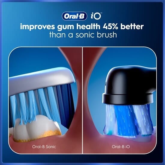 Oral-B iO 5 Eltandborste Rosa med Resefodral och Borthuvudshållare