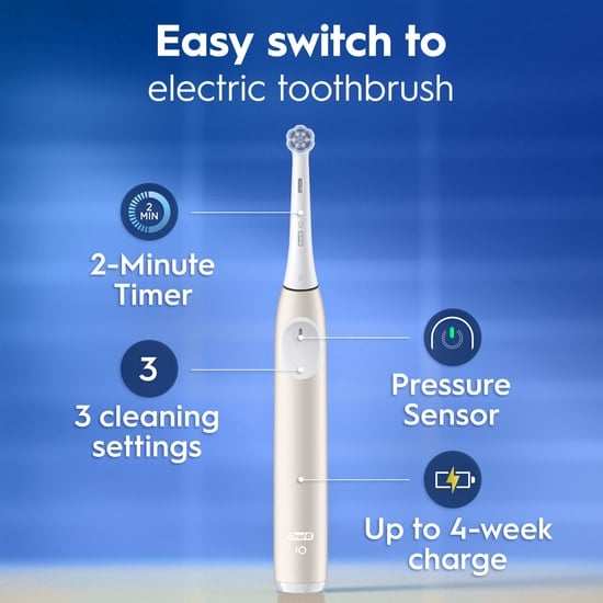 Oral-B iO 2 Calm Pink Eltandborste med Resefodral