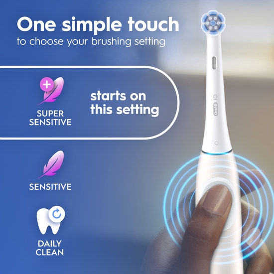 Oral-B iO 2 Calm Pink Eltandborste med Resefodral