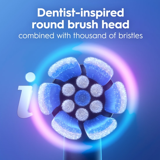 Oral-B iO 2 Calm Pink Eltandborste med Resefodral